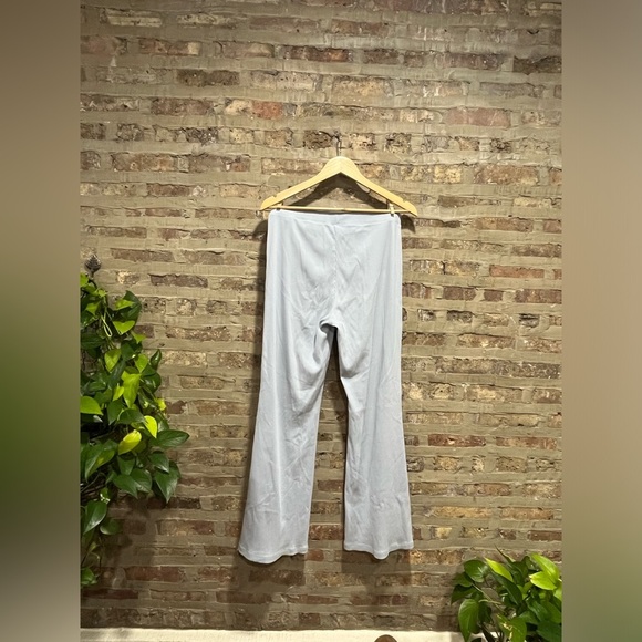 Skin ribbed wide leg lounge pants - Picture 4 of 4